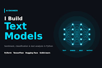 build nlp sentiment and classification models