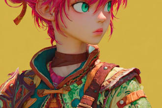 design anime character art