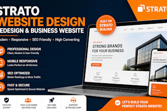 strato website design redesign strato business website builder seo optimization