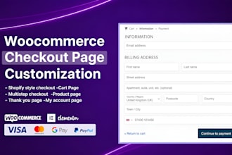 redesign checkout, cart pages for maximum conversions