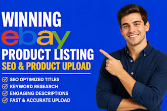 winning ebay product listing SEO ebay product upload ebay lister product listing