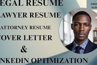 craft legal resume lawyer resume attorney resume  cover letter and linkedin