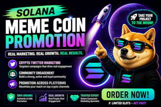 boost solana memecoin promotion solana memecoin marketing telegram promotion