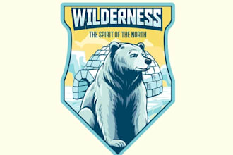 design wonderful wildlife mascot logo design with 1 day delivery
