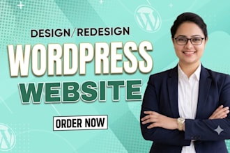 create or redesign a wordpress website, wordpress blog website development