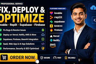 fix lovable deploy replit supabase base44 firebase vercel aws bolt netlify saas