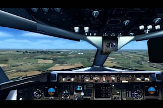 design professional flight sim repaint service for prepar3d fsx aircraft