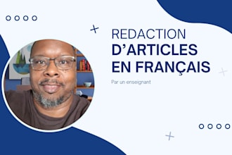 write a 500 word article in french for your blog