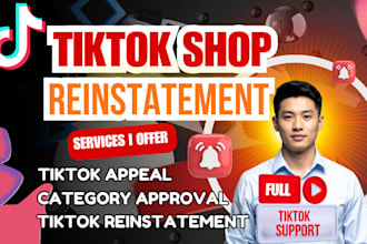 do tiktok shop reinstatement, tiktok shop appeal, and fix tiktok suspension