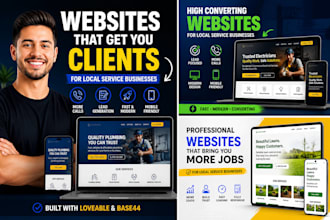 portfolio and design website for local service businesses