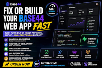 build, deploy, fix and audit your base44 web app, saas or automation system