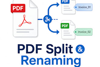 convert PDF to word, split PDF and rename files professionally
