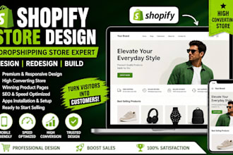 create a shopify store for dropshipping business