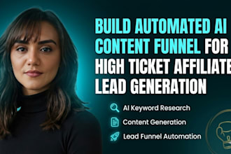 build automated ai content funnel for high ticket affiliate lead generation