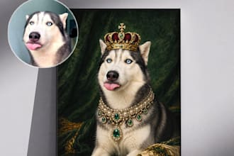 turn your pet into a timeless renaissance masterpiece