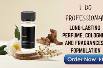 formulate long lasting perfume, cologne fragrance oil blend custom scent profile