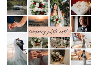 professional wedding photo culling and editing