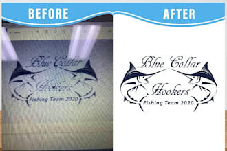 vectorize, convert low quality image in high quality vector