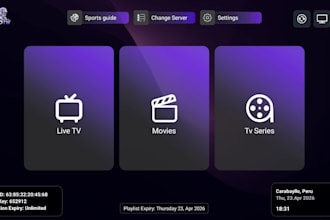 rebrand ibo pro purple iptv app with your logo, multi dns, web panel and apk