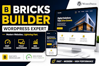 build a modern fast wordpress website using bricks builder