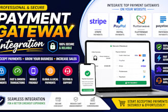 integrate payment gateway on your website stripe, paypal, wix payment gateway