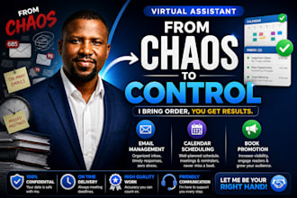 be your virtual assistant for emails, calendar and book sales