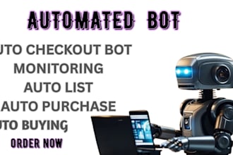 do auto buying bot, checkout bot, shopping bot, pokemon bot, auto purchase bot