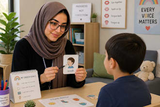 do speech language therapy for pediatric population
