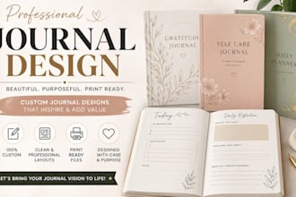 journal design workbook design ebook design custom planner design lead magnet