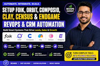 setup foik orbit composio causal arc endgame revops census clay crm automation