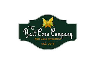 design unique corn business grow logo