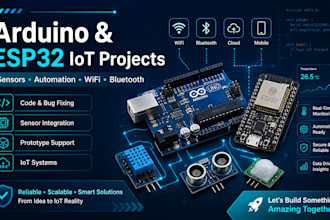 program your arduino or esp32 iot project