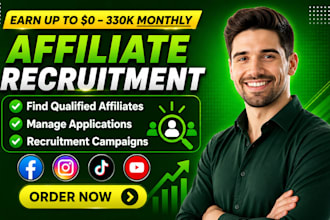 recruit high converting affiliates and partners for saas, MLM or digital product