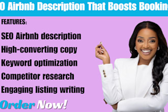 write an amazon seo optimized airbnb description that boost bookings