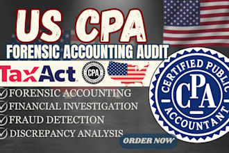 do certified CPA forensic accounting audit, investigate financial discrepancies