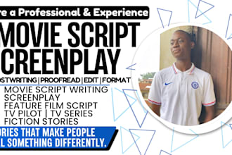 write short film screenplay comedy anime script youtube script writer tv script