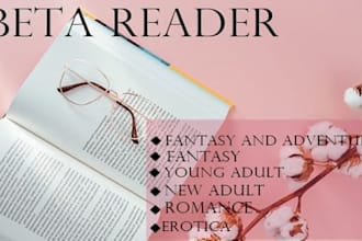beta read your romance book with detailed feedback