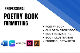 format poetry book design poetry do book poetry book formatting for amzon kdp