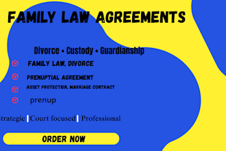 do marriage contract, prenuptial, postnuptial and legal agreements