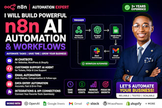 build n8n ai agent, n8n ai automation,n8n workflow, ai chatbot as n8n expert