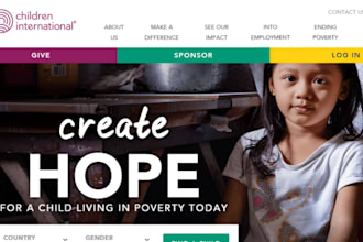 build healthcare nonprofit, ngo, charity 501c3 website on wix or wordpress