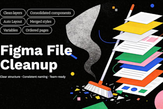 clean up and organize your figma file