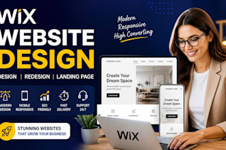 design redesign wix website wix landing page wix website