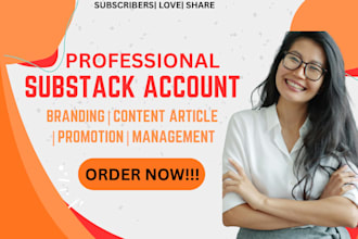 setup substack account substack newsletter promotion