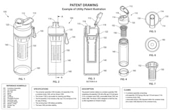 create uspto patent drawings and design patent filing