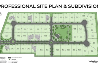 do architectural site plans, plot map, real estate plans and subdivision lots