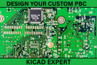 complete pcb design layout, schematic to gerber files using kicad pro tools cad