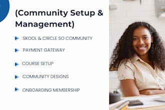 setup and manage your skool or circle community for growth and engagement