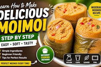 teach you how to cook soft and delicious nigerian moimoi