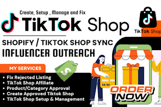 setup and approve tiktok shop, fix tiktokshop rejected listing category approval